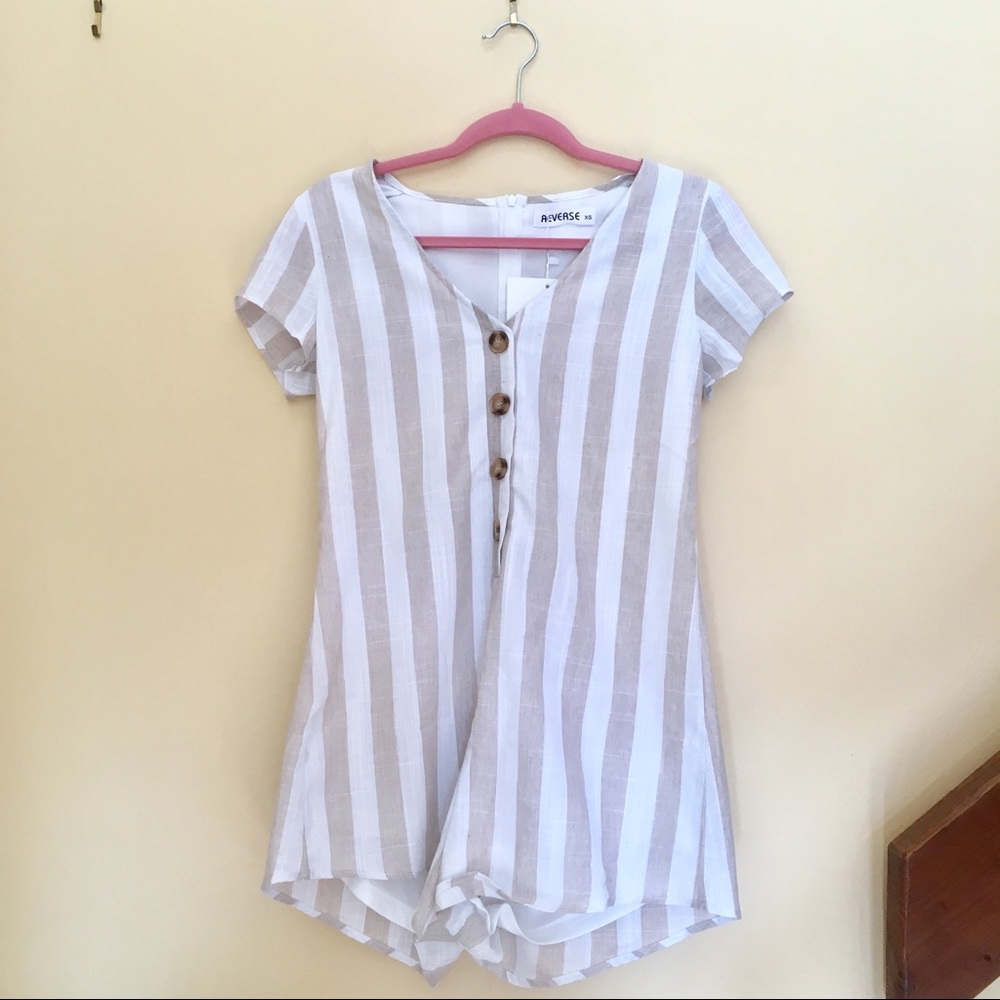 Striped Summer Playsuit
